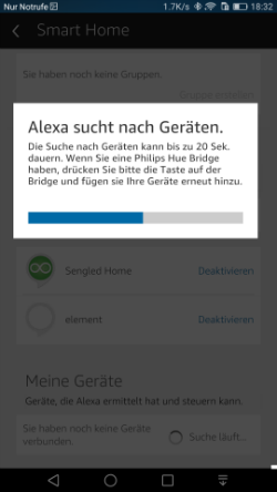 W&auml;hle "Ger&auml;te suchen" aus.